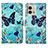 Leather Case Stands Fashionable Pattern Flip Cover Holder Y04B for Motorola Moto G Stylus (2023) 4G