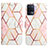 Leather Case Stands Fashionable Pattern Flip Cover Holder Y04B for Oppo F19 Pro