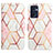 Leather Case Stands Fashionable Pattern Flip Cover Holder Y04B for Oppo Find X5 Lite 5G