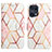 Leather Case Stands Fashionable Pattern Flip Cover Holder Y04B for Oppo Find X5 Pro 5G