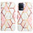 Leather Case Stands Fashionable Pattern Flip Cover Holder Y04B for Oppo Reno5 F