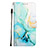 Leather Case Stands Fashionable Pattern Flip Cover Holder Y04B for Realme 8 4G