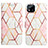 Leather Case Stands Fashionable Pattern Flip Cover Holder Y04B for Realme C11 (2021) White