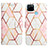 Leather Case Stands Fashionable Pattern Flip Cover Holder Y04B for Realme C21Y