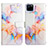 Leather Case Stands Fashionable Pattern Flip Cover Holder Y04B for Realme C25Y India