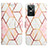 Leather Case Stands Fashionable Pattern Flip Cover Holder Y04B for Realme GT Neo3 5G