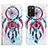 Leather Case Stands Fashionable Pattern Flip Cover Holder Y04B for Samsung Galaxy M02s