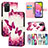 Leather Case Stands Fashionable Pattern Flip Cover Holder Y04B for Samsung Galaxy M02s