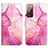 Leather Case Stands Fashionable Pattern Flip Cover Holder Y04B for Samsung Galaxy S20 FE (2022) 5G