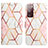 Leather Case Stands Fashionable Pattern Flip Cover Holder Y04B for Samsung Galaxy S20 FE (2022) 5G