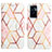 Leather Case Stands Fashionable Pattern Flip Cover Holder Y04B for Vivo V23e 5G