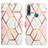 Leather Case Stands Fashionable Pattern Flip Cover Holder Y04B for Vivo Y3