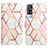 Leather Case Stands Fashionable Pattern Flip Cover Holder Y04B for Vivo Y31 (2021)