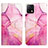 Leather Case Stands Fashionable Pattern Flip Cover Holder Y04B for Vivo Y31s 5G