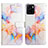 Leather Case Stands Fashionable Pattern Flip Cover Holder Y04B for Vivo Y32t