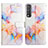 Leather Case Stands Fashionable Pattern Flip Cover Holder Y04B for Vivo Y50t