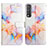 Leather Case Stands Fashionable Pattern Flip Cover Holder Y04B for Vivo Y51s 5G