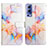 Leather Case Stands Fashionable Pattern Flip Cover Holder Y04B for Vivo Y72 5G