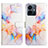 Leather Case Stands Fashionable Pattern Flip Cover Holder Y04B for Vivo Y77 5G