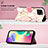 Leather Case Stands Fashionable Pattern Flip Cover Holder Y04B for Xiaomi POCO C3