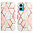 Leather Case Stands Fashionable Pattern Flip Cover Holder Y04B for Xiaomi Redmi 10 Prime Plus 5G