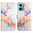 Leather Case Stands Fashionable Pattern Flip Cover Holder Y04B for Xiaomi Redmi 11 Prime 5G