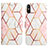 Leather Case Stands Fashionable Pattern Flip Cover Holder Y04B for Xiaomi Redmi 9AT