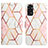 Leather Case Stands Fashionable Pattern Flip Cover Holder Y04B for Xiaomi Redmi Note 11 4G (2022)