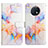 Leather Case Stands Fashionable Pattern Flip Cover Holder Y04B for Xiaomi Redmi Note 9 5G