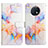 Leather Case Stands Fashionable Pattern Flip Cover Holder Y04B for Xiaomi Redmi Note 9T 5G