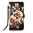 Leather Case Stands Fashionable Pattern Flip Cover Holder Y05B for Samsung Galaxy S21 5G