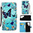 Leather Case Stands Fashionable Pattern Flip Cover Holder Y05B for Samsung Galaxy S21 Ultra 5G