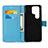 Leather Case Stands Fashionable Pattern Flip Cover Holder Y05B for Samsung Galaxy S22 Ultra 5G