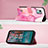 Leather Case Stands Fashionable Pattern Flip Cover Holder YB1 for Nokia C12