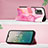 Leather Case Stands Fashionable Pattern Flip Cover Holder YB1 for Nokia C32