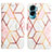 Leather Case Stands Fashionable Pattern Flip Cover Holder YB4 for Huawei Honor 90 Lite 5G