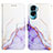 Leather Case Stands Fashionable Pattern Flip Cover Holder YB4 for Huawei Honor 90 Lite 5G