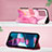 Leather Case Stands Fashionable Pattern Flip Cover Holder YB4 for Motorola Moto Edge 40 Pro 5G