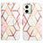 Leather Case Stands Fashionable Pattern Flip Cover Holder YB4 for Motorola Moto G54 5G