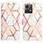 Leather Case Stands Fashionable Pattern Flip Cover Holder YB4 for Motorola Moto G84 5G