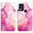 Leather Case Stands Fashionable Pattern Flip Cover Holder YB4 for Nokia C22