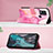 Leather Case Stands Fashionable Pattern Flip Cover Holder YB4 for Nokia C22