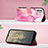 Leather Case Stands Fashionable Pattern Flip Cover Holder YB4 for Nokia C31