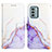 Leather Case Stands Fashionable Pattern Flip Cover Holder YB4 for Nokia G22