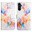 Leather Case Stands Fashionable Pattern Flip Cover Holder YB4 for Samsung Galaxy A25 5G