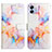 Leather Case Stands Fashionable Pattern Flip Cover Holder YB4 for Samsung Galaxy M04