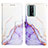 Leather Case Stands Fashionable Pattern Flip Cover Holder YB4 for Xiaomi Poco F5 Pro 5G Purple