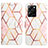 Leather Case Stands Fashionable Pattern Flip Cover Holder YB4 for Xiaomi Poco X5 Pro 5G White