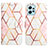 Leather Case Stands Fashionable Pattern Flip Cover Holder YB4 for Xiaomi Redmi Note 12 4G