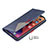 Leather Case Stands Fashionable Pattern Flip Cover L04 Holder for Apple iPhone 13 Blue